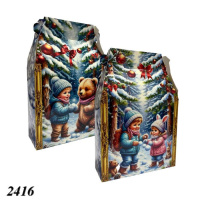 Новорічна коробка Зустріч в лісі 600 гр (2416)