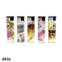 Запальничка ККК ПЬЄЗО з малюнком (0956)