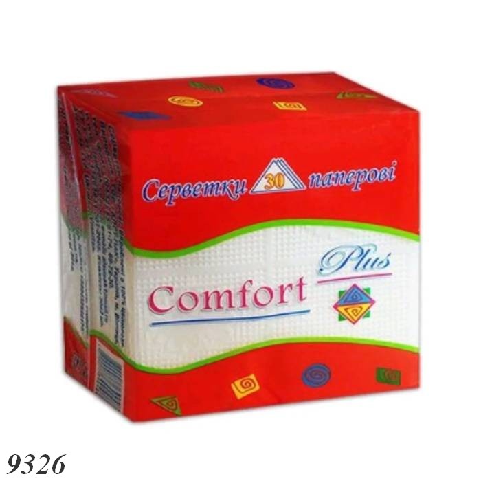 Серветка Алсу-пак Comfort 30 шт одношарова  Серветка Алсу-пак Comfort 30 шт одношарова