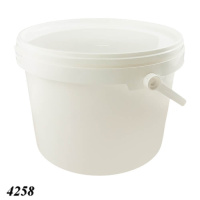 Відро харчове з кришкою 3 л Біле (4258)