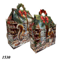 Новорічна коробка Білочки 1000 гр (1530)