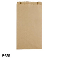 Пакет саше без ручок бурий 17×34×6 см 100 шт  (9438)