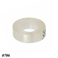 Клейка стрічка канцелярська 12 мм х 10 м прозора (0706)