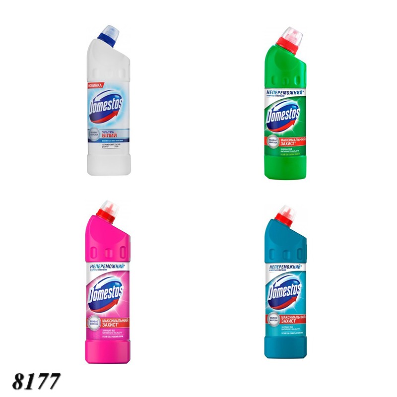 Засіб для чищення сантехніки Domestos 1л  Засіб для чищення сантехніки Domestos 1л