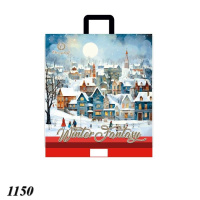 Пакет новорічний Зимова фантазія 40х42 см (1150)