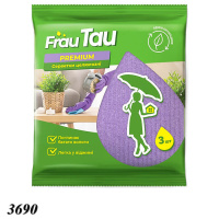 Серветка целюлозна Frau Tau Преміум 15.7х16 см 3 шт (3690)