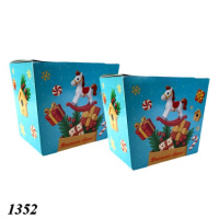 Новорічна коробка  Бірюза 700 гр (1352)