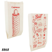 Пакет саше паперовий Фаст-фуд 9х21х4 см 100 шт (8868) Пакет саше паперовий Фаст-фуд 9х21х4 см 100 шт (8868)