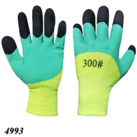 Рукавиці робочі нейлонові з спіненим латексом Зелений (4993) Рукавиці робочі нейлонові з спіненим латексом Зелений (4993)