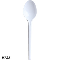 Ложка одноразова столова Андрекс №3 160 мм Біла (0725)