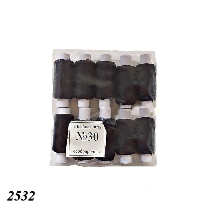 Нитки № 30 чорні Нитки № 30 чорні