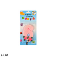 Свічка тортова цифра 6 Троянда (1838)