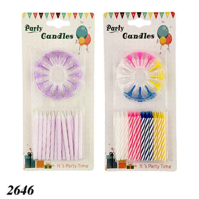 Свічка тортова 70 мм 24 шт Свічка тортова 70 мм 24 шт