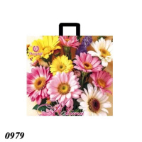 Пакет ПластикПак Рожево-жовті гербери 38х34 см (0979)