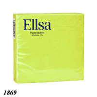 Серветка Ellsa 20 шт двошарова Лаймова (1869)