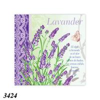 Серветка Luxy Кущ лаванди 18 шт тришарова (3424)