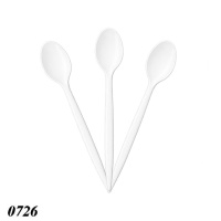 Ложка одноразова чайна Андрекс 120 мм Біла (0726)