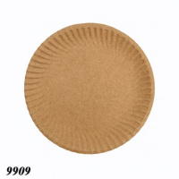 Тарілка паперова крафтова 165 мм з п/е покриттям (9909) Тарілка паперова крафтова 165 мм з п/е покриттям (9909)