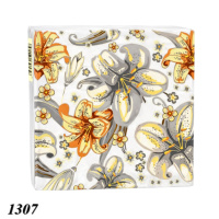 Серветка LaFleur Полотно з лілій 16 шт двошарова (1307)