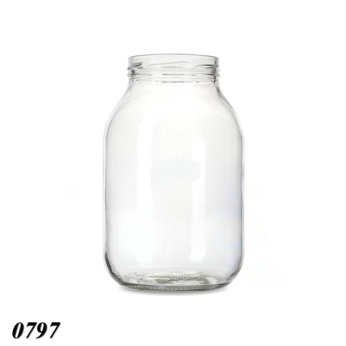 Банка скляна 2.00 л Твіст 82 мм  Банка скляна 2.00 л Твіст 82 мм