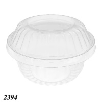 Одноразовий контейнер з кришкою ПС-21 250 мл (2394)