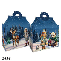 Новорічна коробка У лісі 1000 гр (2414)