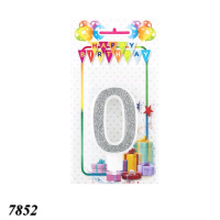 Свічка тортова цифра 0 (7852)