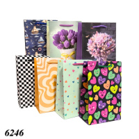 Пакет подарунковий паперовий 15х23х8 см (6246)