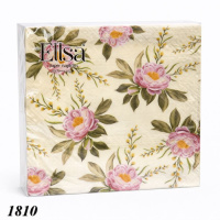 Серветка Ellsa Квіти №5 20 шт двошарова (1810)
