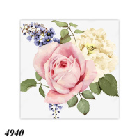 Серветка LaFleur Квіткове тріо 16 шт двошарова  (4940) Серветка LaFleur Квіткове тріо 16 шт двошарова  (4940)