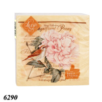 Серветка Luxy Зваблива півонія 18 шт тришарова (6290)