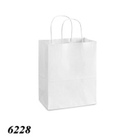 Крафтовий подарунковий пакет з ручками 19х28х12 см (6228)