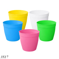 Стакан пластиковий кольоровий 200 мл (3517)