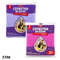 Серветка віскозна Profit 5 шт (5590)