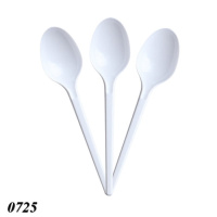 Ложка одноразова столова Андрекс №3 160 мм Біла (0725)