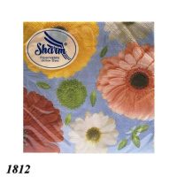 Серветка 33/33^ 20 шт.(2ш) Sharm "Квіти №6 "  (1/30)