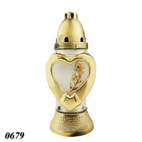 Свічка лампадка скло Троянда серце d 10 см h 25 см (0679) Свічка лампадка скло Троянда серце d 10 см h 25 см (0679)