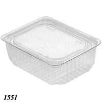 Одноразовий контейнер ПЕТ з кришкою 1000 мл (1551)