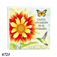 Серветка Luxy Колібрі в саду 18 шт тришарова (6723)