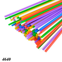 Соломка Мохіто 200 мм d3 мм 250 шт кольорова (4640)