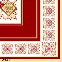 Серветки Luxy "Верона" червона 33x33 см 18 шт трьохшарові (3425)