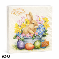 Серветка LaFleur Квітучий Великдень 16шт двошарова (0243)