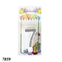 Свічка тортова цифра 7 (7859) Свічка тортова цифра 7 (7859)