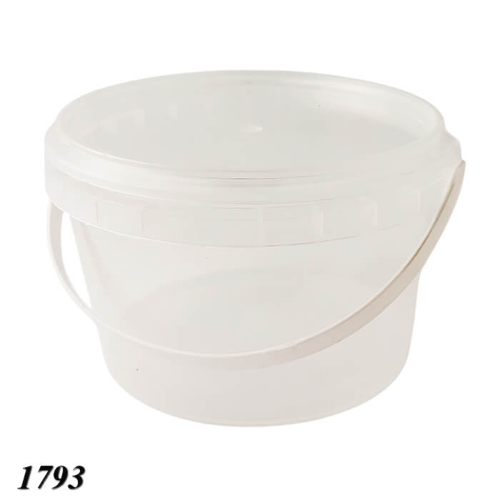 Відро харчове з кришкою 0.5 л Прозоре Відро харчове з кришкою 0.5 л Прозоре