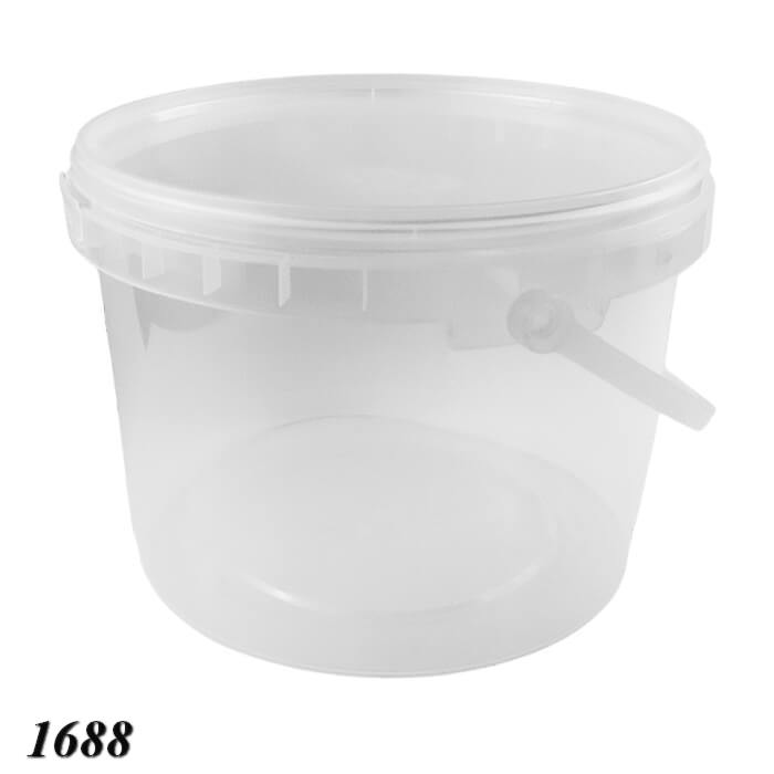 Відро харчове з кришкою 3 л Прозоре Відро харчове з кришкою 3 л Прозоре