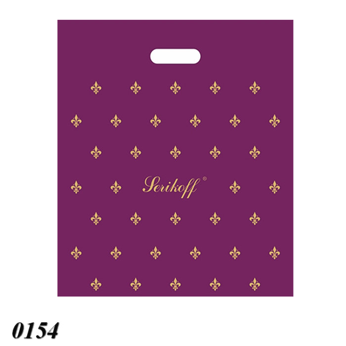 Пакет Serikoff Лілія баклажановий 40х47 см  Пакет Serikoff Лілія баклажановий 40х47 см