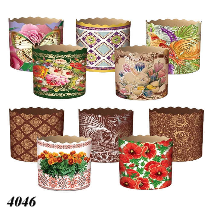 Форма для паски d 110 мм 5 шт.  Форма для паски d 110 мм 5 шт.