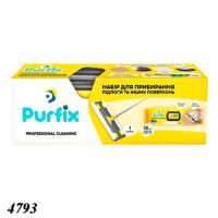 Набір для прибирання підлоги Purfix (швабра та серветки) (4793)