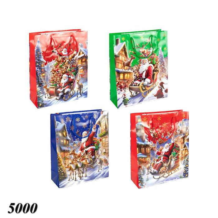 Пакет подарунковий Новорічний 33х44х11 см  Пакет подарунковий Новорічний 33х44х11 см