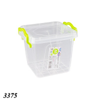 Контейнер харчовий квадратний з ручками LUX 0,6 л (3375)